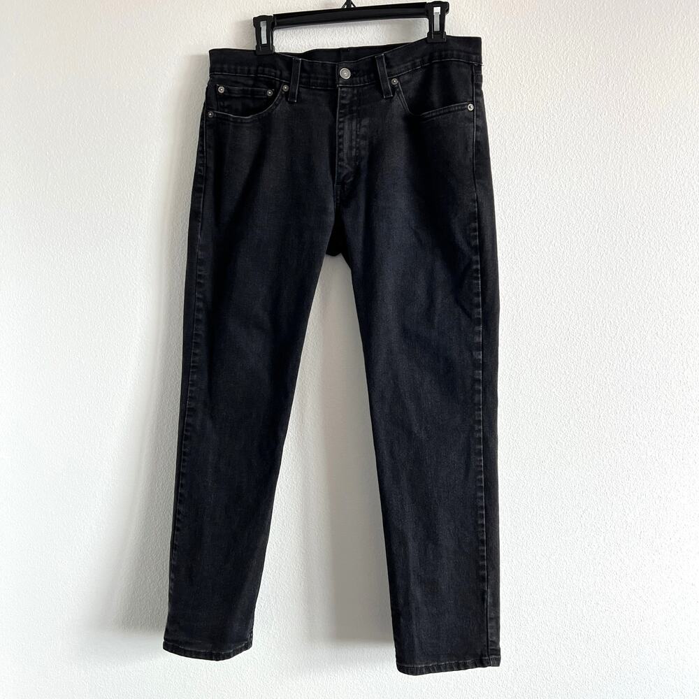 Levi's Strauss & Co 511 Mens Black Straight Leg Red Tab Jeans W34 L30
